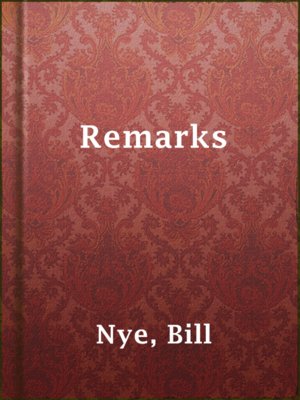cover image of Remarks